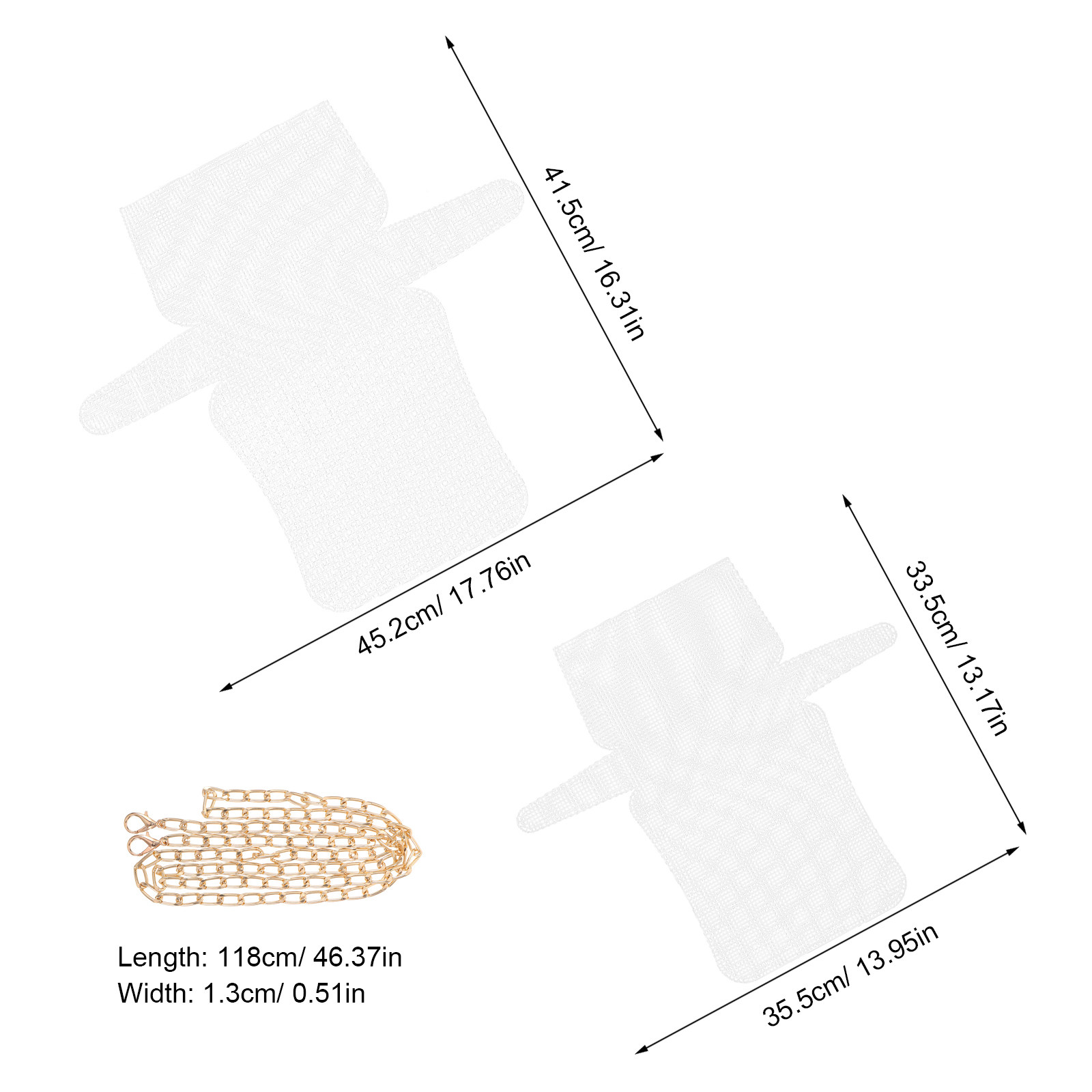 2Sets Plastic Mesh Canvas Shee - Embroidery Bag recension och pris