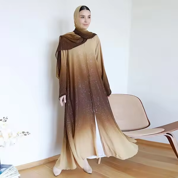 Eid Ramadan Gradient Kimono Ca - Embroidery Kebaya recension och pris
