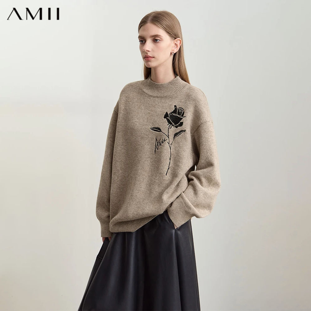Amii Sweaters for Autumn Winte - Embroidery Rose recension och pris
