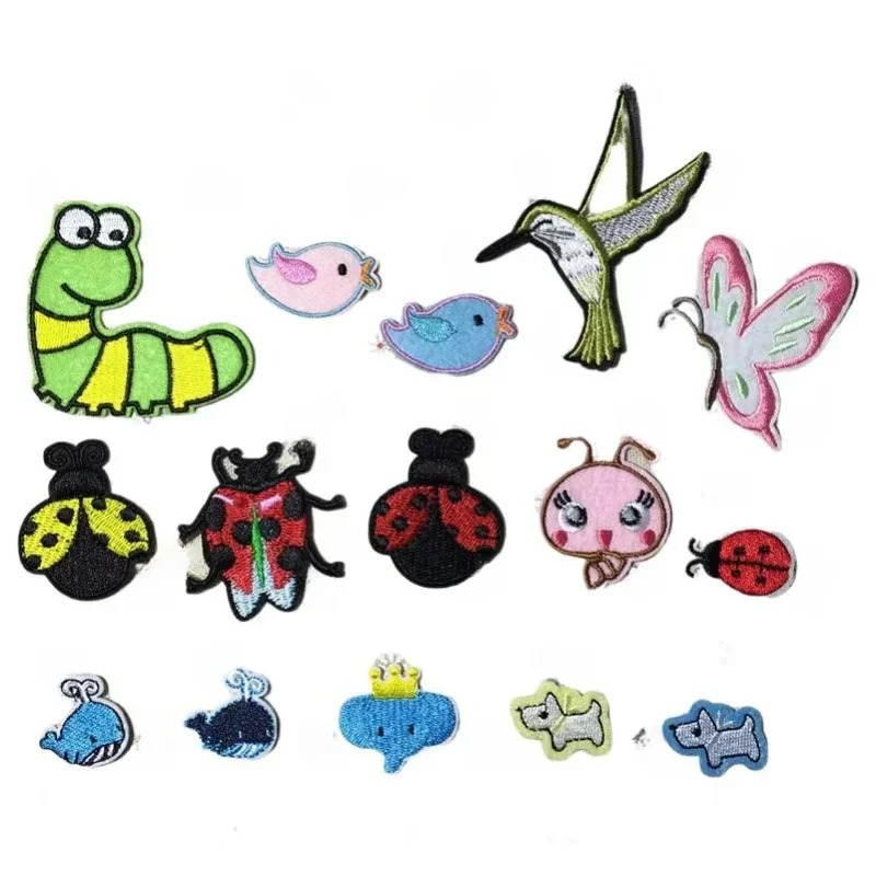 100pcs/Lot Luxury Anime Embroi - Embroidery Lady Bug recension och pris