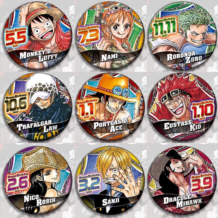 One Piece Anime Badge Pin Set  - Embroidery Reddit recension och pris